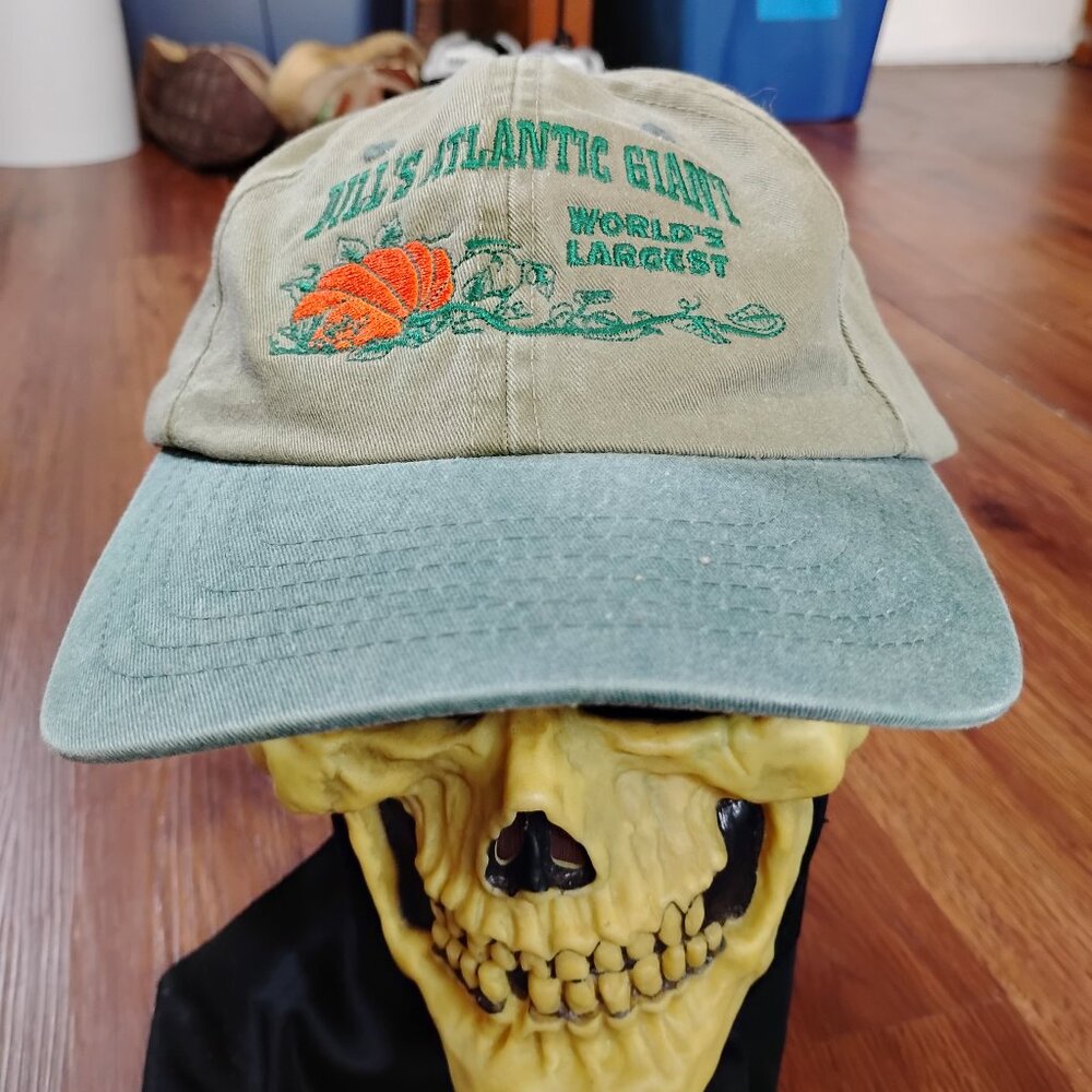 Vintage Dill's Atlantic Giant World's Largest Pumpkin Strap Hat Cap